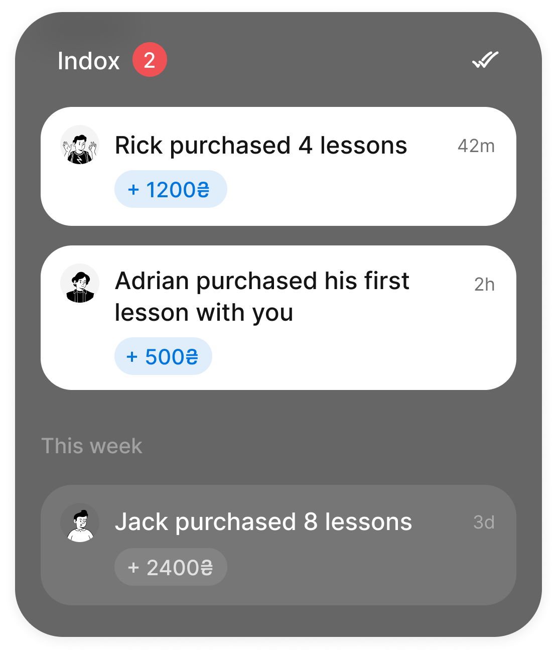 New payment? You'll know before you check your bank.