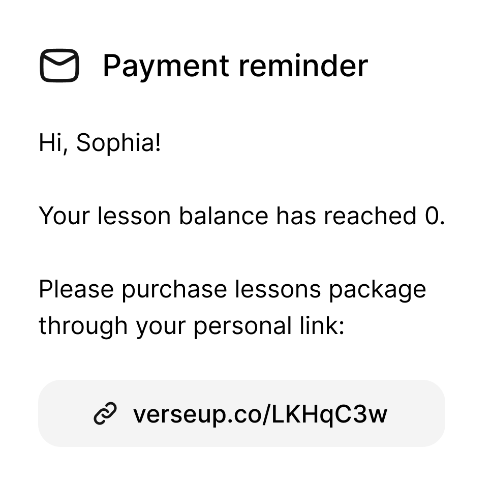 Let reminders do the rest