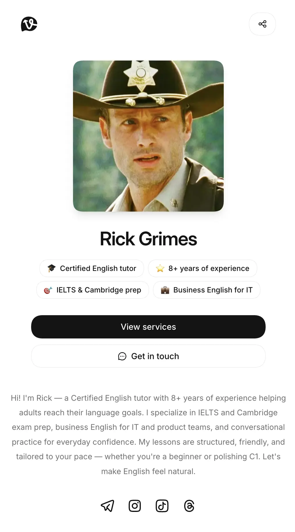 Public Profile